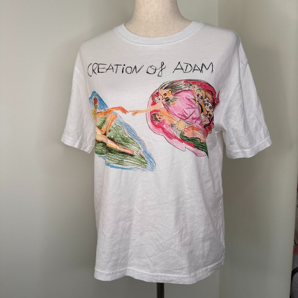 Zara Creation Of Adam Graphic T-Shirt